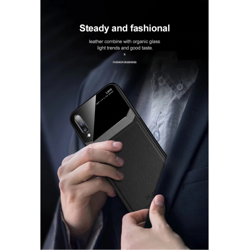 Delfin – Étui en cuir protection anti-glissement pour appareil photo couvercle antichoc plexiglass Étui pour téléphone mince pour Samsung Galaxy NOTE