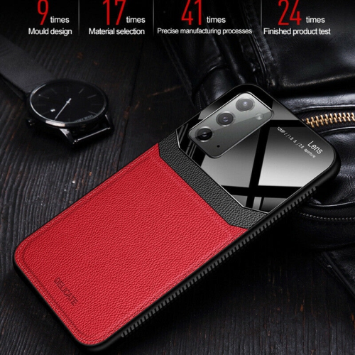 Delfin – Étui en cuir protection anti-glissement pour appareil photo couvercle antichoc plexiglass Étui pour téléphone Étui mince pour Samsung Galaxy