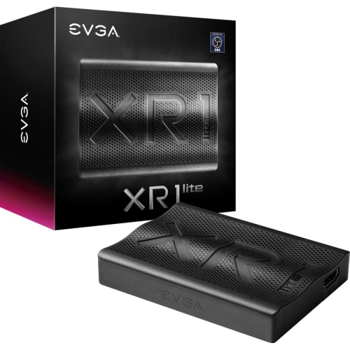 EVGA XR1 lite Capture Card, Certified for OBS, USB 3.0, 4K Pass Through