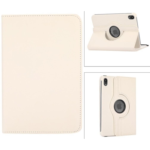 KEEGUARD  Case for Ipad Mini 6 6 Gen 2021 8.3 " Rotating Smart Pu Leather Cover In White