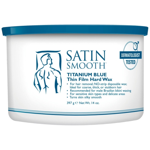 SATIN SMOOTH TITANIUM HARD WAX 14OZ - SSW14MPG