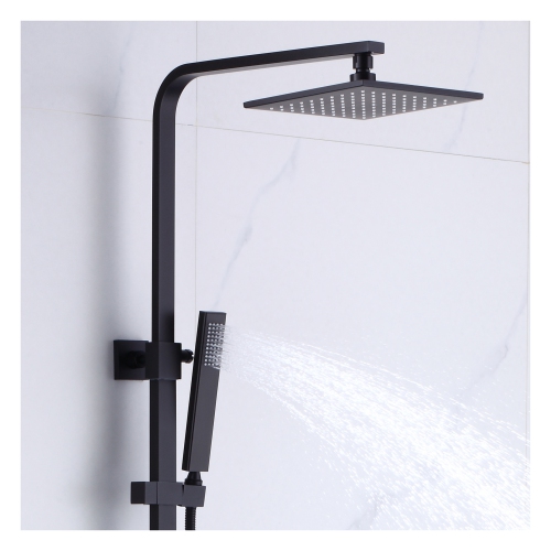 Akuaplus® Irene 2 Shower Column with Hand Shower - matte black