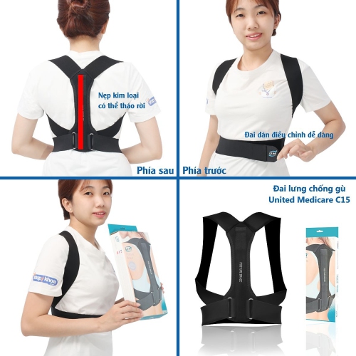 Posture Corrector for Women and Men, Adjustable upper back straightener posture corrector and Providing Pain Relief from Neck, Shoulder, and Upper
