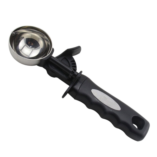 ISTAR Ice Cream Scooper Cookie Scoop with Trigger, Large Stainless Steel Ice Cream Cookie Dough Cupcake Batter Meatball Muffin Melon Spoon Scooper