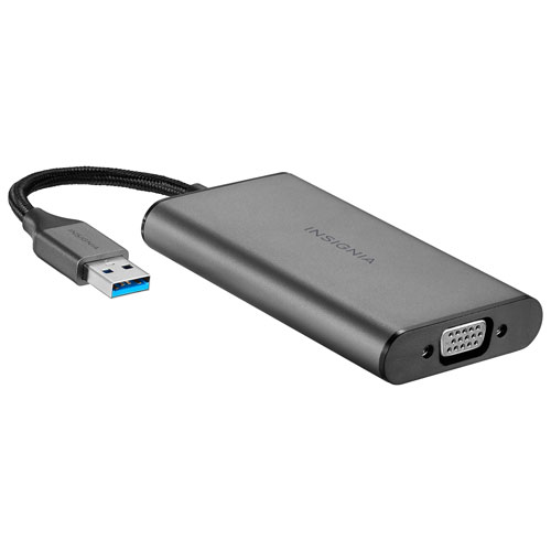 Insignia USB 3.0 to VGA Adapter - Black