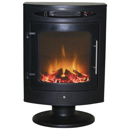 Paramount Mistral Electric Fireplace - 5000 BTU - Black
