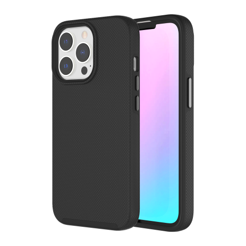 Étui antichoc à deux couches PROTECH d'AXS avec durabilité de qualité militaire pour iPhone 13 Pro d'Apple