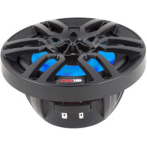 DS18 NXL-8/BK NXL 8" 2-Way Coaxial Marine Speaker With LED RGB Lights 125W RMS - Black