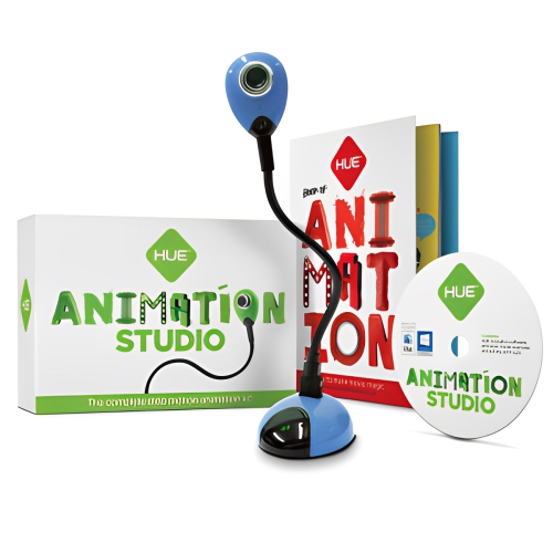 HUE Animation Studio in Blue color Classroom Camera Perfect for Teaching, Visual Presenter with Focusing Lens