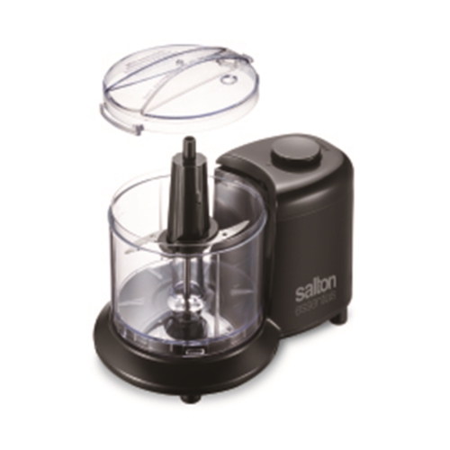 Salton Essentials - Mini Electric Chopper with 1.4 Cup Capacity, 100 Watts, Black