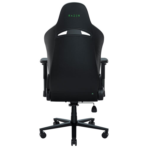 Razer Enki X Ergonomic High-Back Faux Leather Gaming Chair - Black/Green