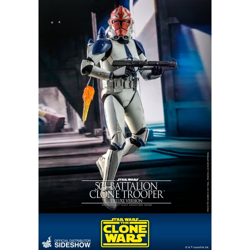 Star Wars The Clone Wars 12 Inch Action Figure 1/6 Scale - 501st Battalion Clone Trooper Hot Toys 906959