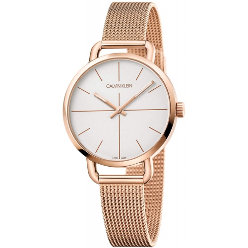 CALVIN KLEIN Even Quartz White Dial Ladies Watch K7B23626