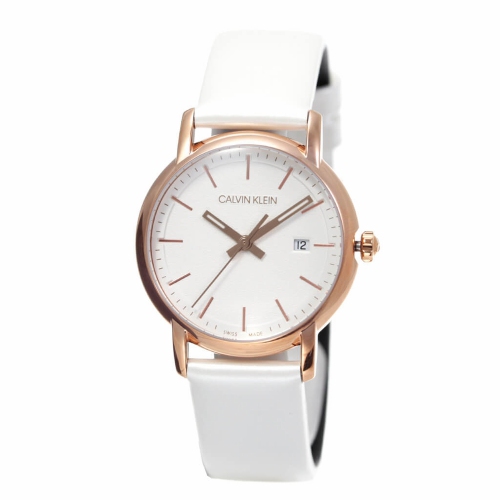 CALVIN KLEIN Established Quartz Silver Dial Ladies Watch K9H236L6