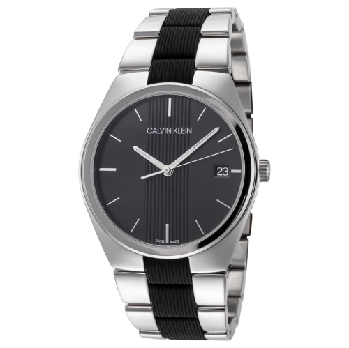 CALVIN KLEIN Contra Quartz Black Dial Men's Watch K9E211B1