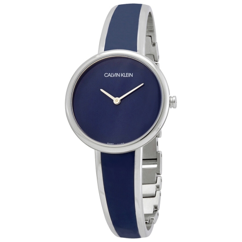 CALVIN KLEIN Seduce Quartz Blue Dial Ladies Watch K4E2N11N