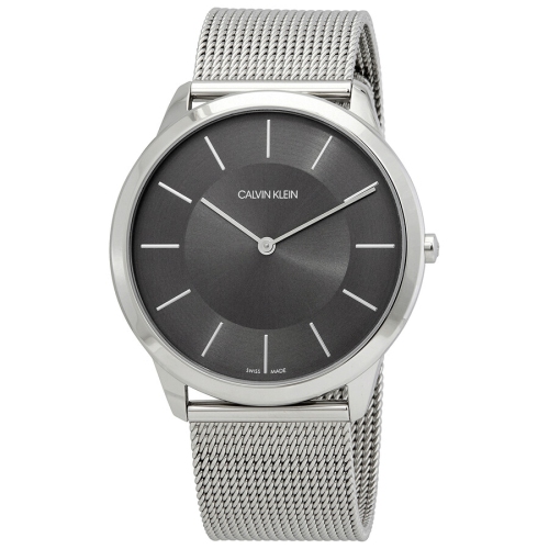 CALVIN KLEIN Minimal Quartz Black Dial Men's Watch K3M2T124
