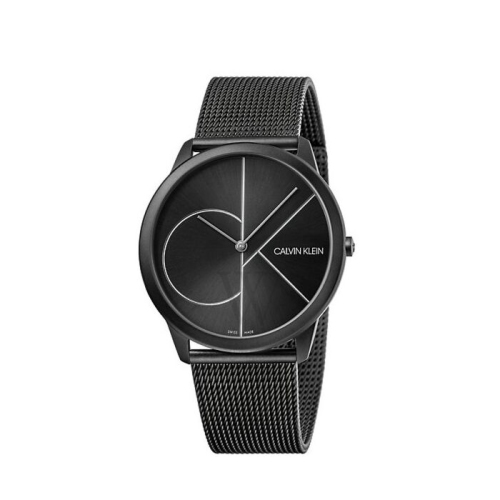 CALVIN KLEIN Minimal Quartz Black Dial Men's Watch K3M5T451