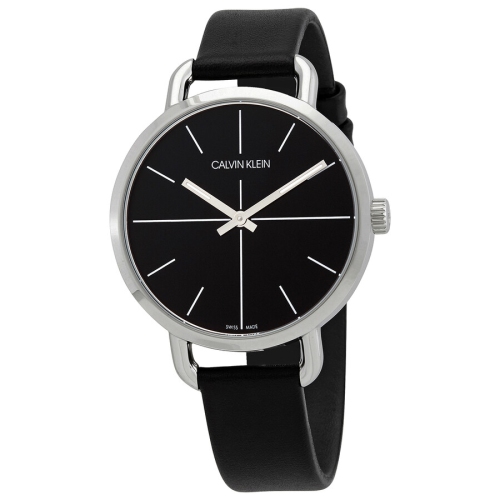 CALVIN KLEIN Even Quartz Black Dial Ladies Watch K7B231CZ