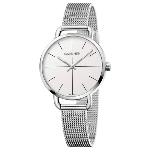 CALVIN KLEIN Even Quartz White Dial Ladies Watch K7B23126