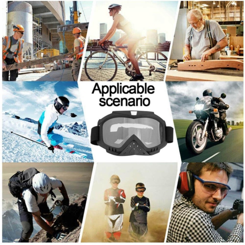 Windproof Motorcycle Goggles Skiing Cycling Motocross Glasses
