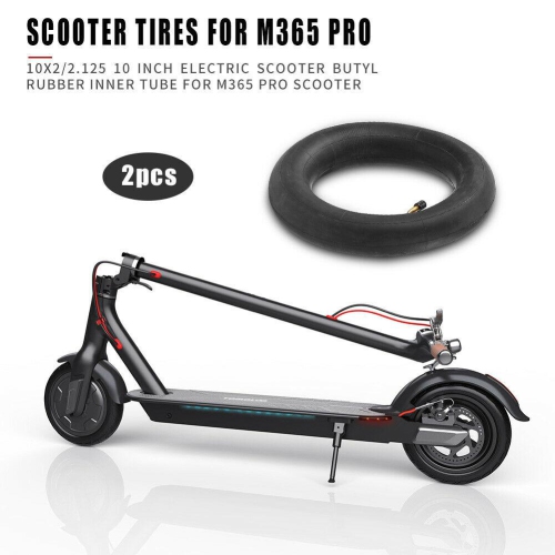 Tube intérieur pneumatique en caoutchouc 10x2,5/2.15 Trottinette électrique pour M365 PRO (2 pièces