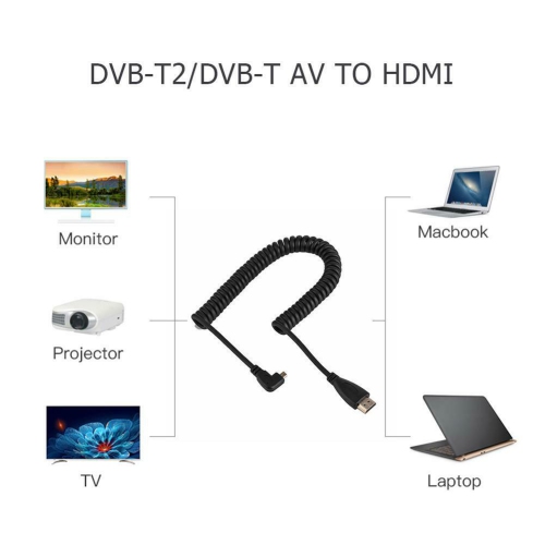 Right Angled 90 Degree Micro HDMI-compatible to HDMI-compatible Cable Teles