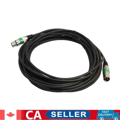 XLR 3Pin Male to XLR 3Pin Female Microphone Audio Cable Adapter Wire