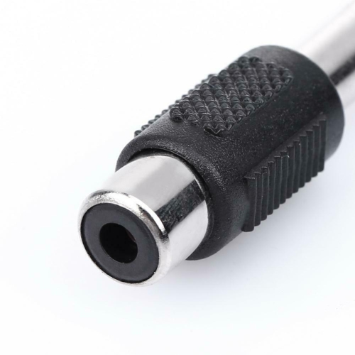 4pcs RCA/AV Female to 6.35mm 1/4 Inch Male Mono Audio Adapters Connecters