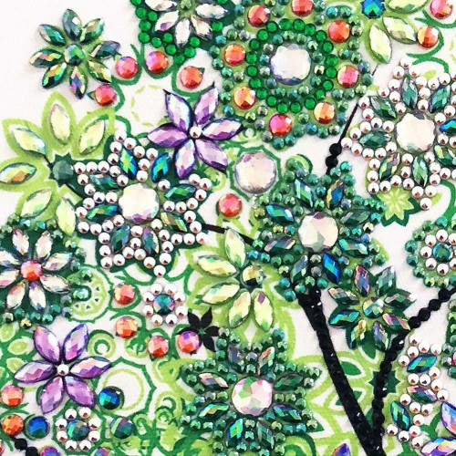 5D DIY Special-shaped Drill Diamond Painting Tree Spring Cross Stitch Kit