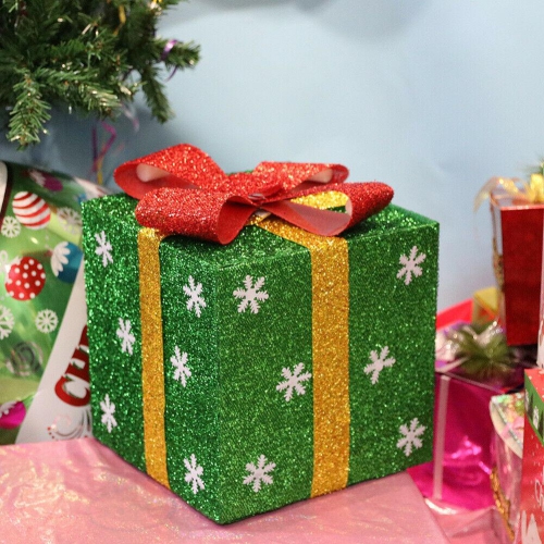 Christmas Gift Packing Box Cookies Candy Cake Dessert Gift Box (Green)