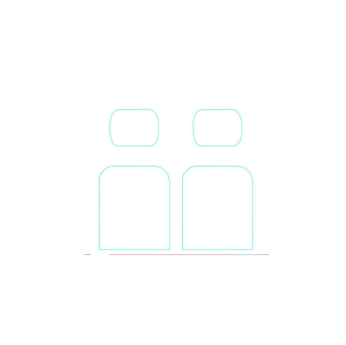 Ensemble de 2 protecteurs d’écran en verre trempé pour caméra à cardan Pocket 2 de DJI