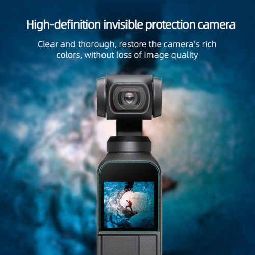 Ensemble de 2 protecteurs d’écran en verre trempé pour caméra à cardan Pocket 2 de DJI