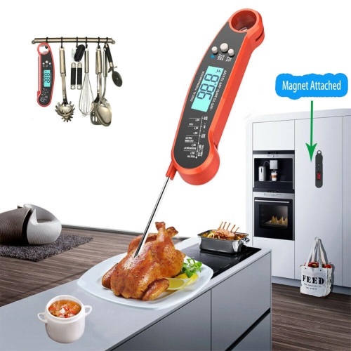 Digital Needle Thermometer Kitchen Food Grill Meat Instant Read Thermometer