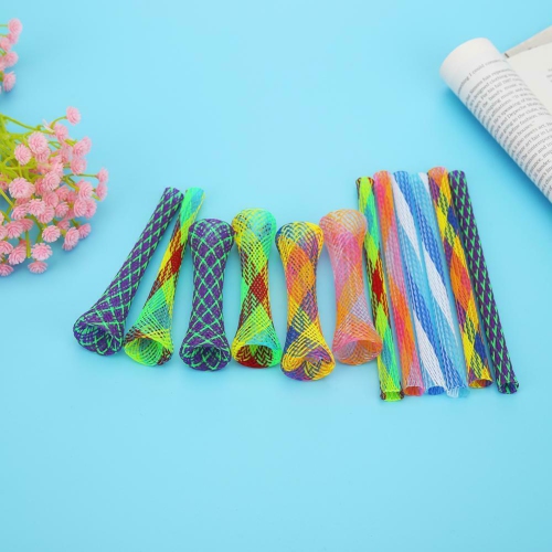 12pcs Plastic Flexible Colorful Cat Spring Toys Pet Interactive Playing Toy