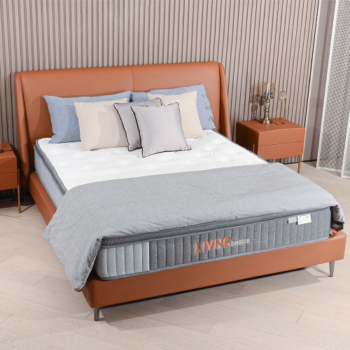 Queen Size Memory Foam Mattresses 10 Inch Pocket Spring Mattress for Back Pain Relief /Motion Isolation & Cool Sleep