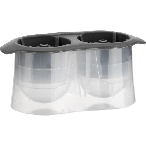 ISTAR Round Ice Cube Mold, Double 2.5 Inches Large Ice Balls Maker with Lid Silicone Ice Sphere Tray Suitable for Cocktails, Whiskey, Drink