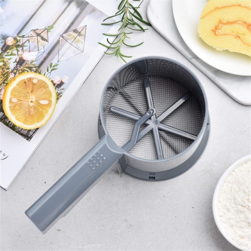 ISTAR Flour Sifter, Operated Flour Sifter, Handheld Sieve Flour Strainer, Fine Kitchen Cooking, Sieve Tools for Cooking/Pastry Baking Kitchen Utensil