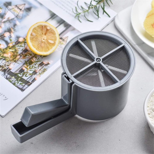 ISTAR Flour Sifter, Operated Flour Sifter, Handheld Sieve Flour Strainer, Fine Kitchen Cooking, Sieve Tools for Cooking/Pastry Baking Kitchen Utensil