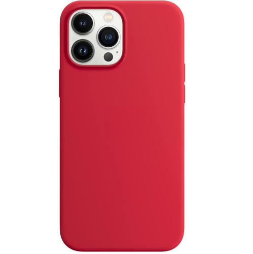 Silicon Protective Case for iPhone 13 PRO MAX - RED