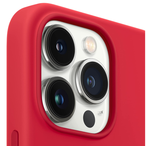 Silicon Protective Case for iPhone 13 PRO MAX - RED