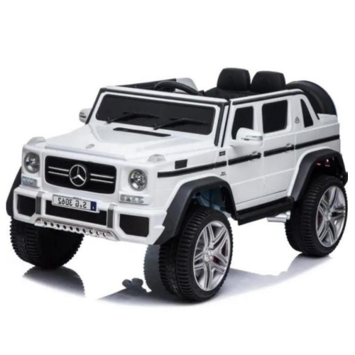 KidsVIP Kids Ride on Mercedes Benz Maybach G650 12&nbsp;V électrique 4x4 à TI alimenté par batterie&nbsp;: Roues en caoutchouc, 1 siège en cuir,
