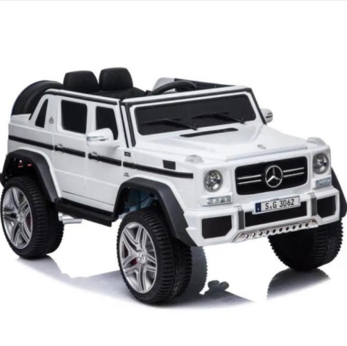 KidsVIP Kids Ride on Mercedes Benz Maybach G650 12 V électrique 4x4 à TI alimenté par batterie : Roues en caoutchouc, 1 siège en cuir,