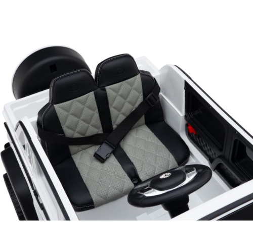 KidsVIP Kids Ride on Mercedes Benz Maybach G650 12 V électrique 4x4 à TI alimenté par batterie : Roues en caoutchouc, 1 siège en cuir,