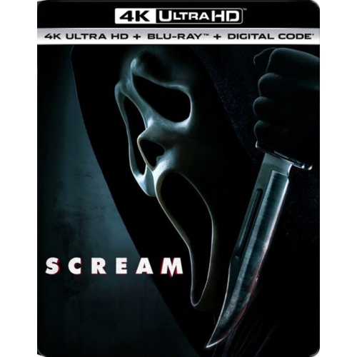 Scream [SteelBook] [Includes Digital Copy] [4K Ultra HD Blu-ray/Blu-ray ...