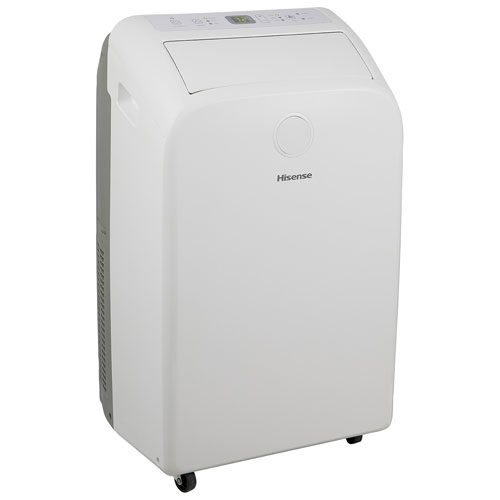 Hisense 3-in 1 Portable Air Conditioner - 12000 BTU - White/Grey