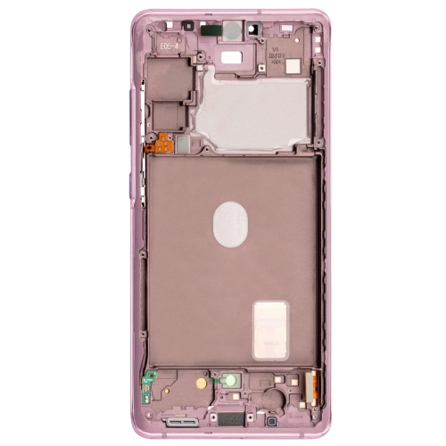 Refurbished - OLED Display Touch Screen Digitizer Assembly + Frame For Samsung Galaxy S20 FE 5G (SM-G781W)-Cloud Lavender
