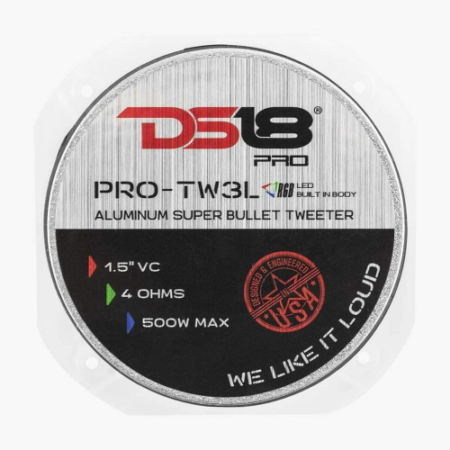 Super haut-parleur d’aigus de 1.5 po DS18 PRO-TW3L 4 ohms, 500 W.