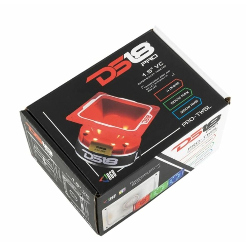 Super haut-parleur d’aigus VC 4 ohms 1.5 po DS18 PRO-TW5L, 400 W.