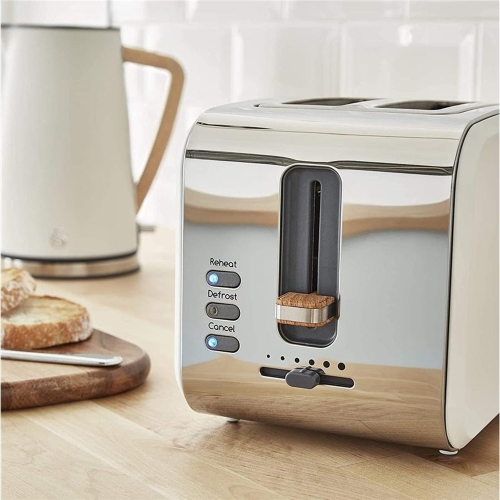 Swan - Nordic Collection 2-Slice Toaster, 900 Watts, Matte White